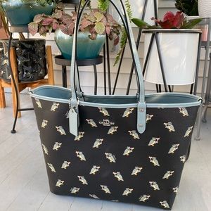 Coach City Tote- Party Owl